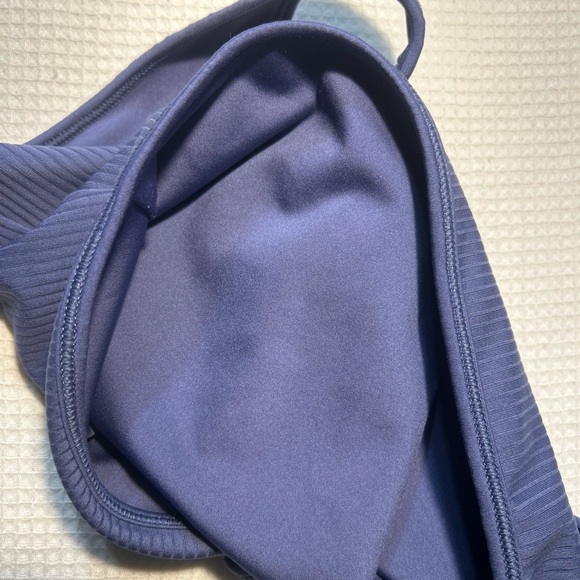 NWT Reebox Ribbed Multi-Way Bralette Twilight Purple Size M - Picture 5 of 8